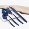 Cubiertos C01-YUN Azul Set 4pz (Acero Inoxidable)