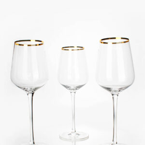 Copas Vino V22-SAR Filo Oro (Cristal)