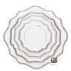 Vajilla D01-GIR Filo Plata (porcelana)