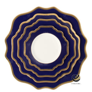 Vajilla D01-GIR Azul Rey (Porcelana)