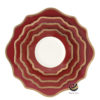Vajilla D01-GIR Rojo (Porcelana)
