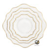 Vajilla D02-FLO Filo Oro (Porcelana)