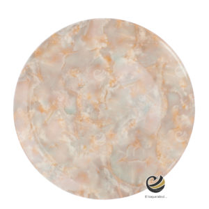 Plato Base P166-MOL Durazno 30.5 cm. (porcelana)
