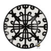 Plato Base P79-MUR Blanco/Negro 30.5 cm. (porcelana)