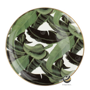 Plato Base P83-BOS Verde 30.5 cm. (porcelana)