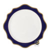 Plato Base P68-GIR Azul Rey 34 cm. (Porcelana)