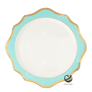 Plato Base P68-GIR Menta 34 cm. (Porcelana)