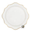 Plato Base P69-FLO Filo Oro 34 cm. (Porcelana)