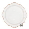 Plato Base P69-FLO Filo Rosa Oro 34 cm. (Porcelana)