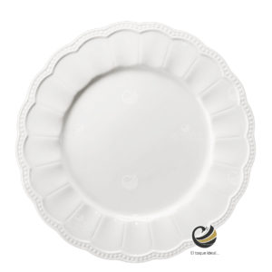 Plato Base P70-VIN Blanco 34 cm. (Porcelana)