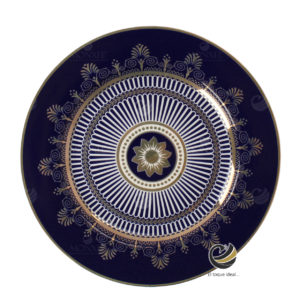 Plato Base P72-FRA Azul Marino 27 cm. (Porcelana)