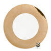 Plato Base P75-BOR Oro 30.5 cm. (porcelana)