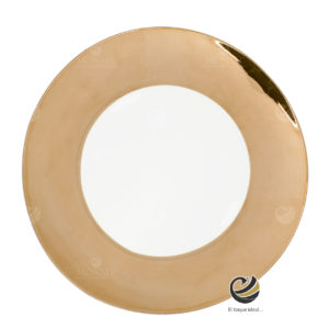 Plato Base P75-BOR Oro 30.5 cm. (porcelana)