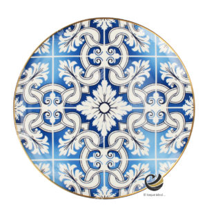 Plato Base P77-GRE Azul 31 cm. (porcelana)