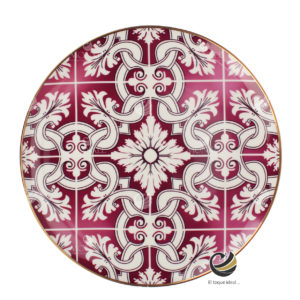 Plato Base P77-GRE Rojo 30.5 cm. (porcelana)