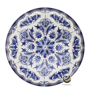 Plato Base P78-VIT Azul 30.5 cm. (porcelana)