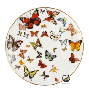 Plato Base P80-BUT Multicolor 30.5 cm. (porcelana)
