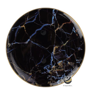 Plato Base P87-MOL Negro 30.5 cm. (porcelana)