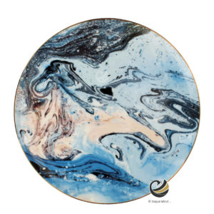 Plato Base P89-WOR Azul Multicolor 30.5 cm. (porcelana)