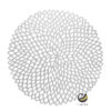 Carpeta (Plato Base) P107-PAV Plata 38 cm. (PVC)