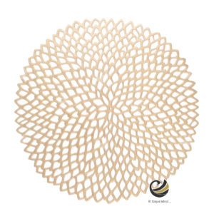 Carpeta (Plato Base) P107-PAV Oro 38 cm. (PVC)