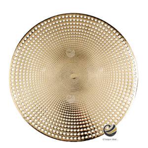 Carpeta (Plato Base) P108-CIR Oro 40 cm. (PVC)