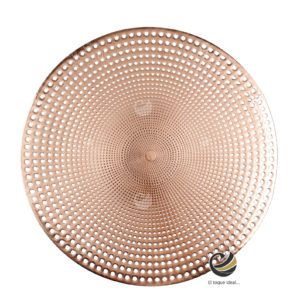 Carpeta (Plato Base) P108-CIR Rosa Oro 40 cm. (PVC)