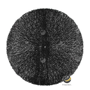 Carpeta (Plato Base) P114-NID Negro 38 cm. (PVC)