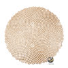 Carpeta (Plato Base) P132-CIR Oro 37 cm. (PVC)