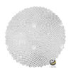 Carpeta (Plato Base) P132-CIR Plata 37 cm. (PVC)
