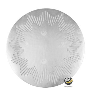 Carpeta (Plato Base) P131-STA Plata 39 cm. (PVC)