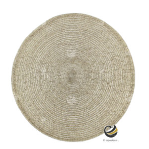 Carpeta (Plato Base) P134-JAN Oro 37 cm. (PVC)
