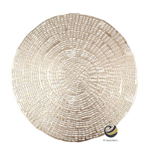 Carpeta (Plato Base) P133-MOS Oro 37 cm. (PVC)