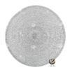 Carpeta (Plato Base) P134-JAN Plata 37 cm. (PVC)