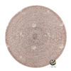 Carpeta (Plato Base) P134-JAN Rosa Oro 37 cm. (PVC)