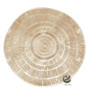Carpeta (Plato Base) P135-TEL Oro 38 cm. (PVC)