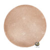 Carpeta (Plato Base) P174-TRE Rosa Oro 38 cm. (PVC)