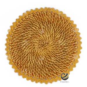 Plato Base P95-NAN Natural 32cm. (Ratán Natural)