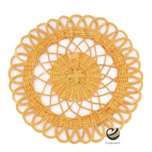 Plato Base P100-RAC Natural 31.5cm. (Ratán Natural)