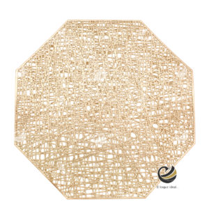 Carpeta (Plato Base) P106-OCT Oro 39 cm. (PVC)