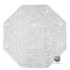 Carpeta (Plato Base) P106-OCT Plata 39 cm. (PVC)