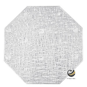 Carpeta (Plato Base) P106-OCT Plata 39 cm. (PVC)