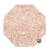 Carpeta (Plato Base) P106-OCT Rosa Oro 39 cm. (PVC)