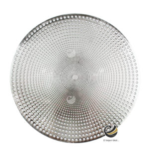 Carpeta (Plato Base) P108-CIR Plata 40 cm. (PVC)
