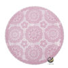 Carpeta (Plato Base) P113-ENC Rosa Baby 38 cm. (PVC)