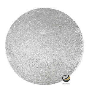 Carpeta (Plato Base) P114-NID Plata 38 cm. (PVC)