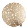 Carpeta (Plato Base) P115-LUN Oro 38 cm. (PVC)