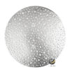 Carpeta (Plato Base) P115-LUN Plata 38 cm. (PVC)