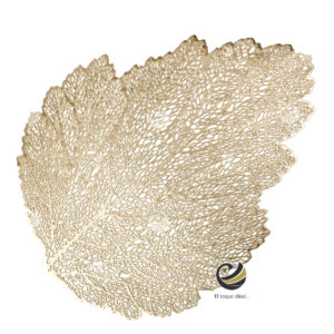 Carpeta (Plato Base) P116-HOJ Oro 36x47 cm. (PVC)