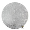 Carpeta (Plato Base) P117-ARE Plata 38 cm. (PVC)